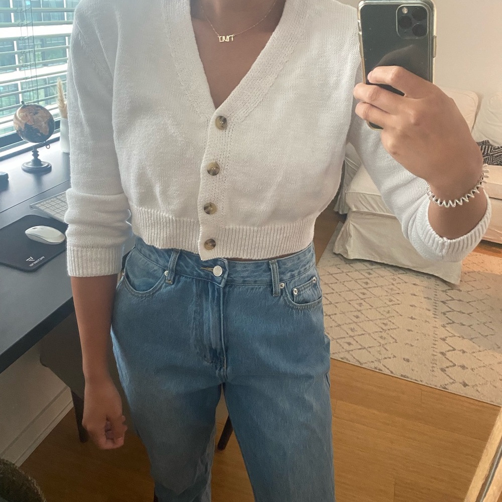Glassons slouchy cropped cardigan